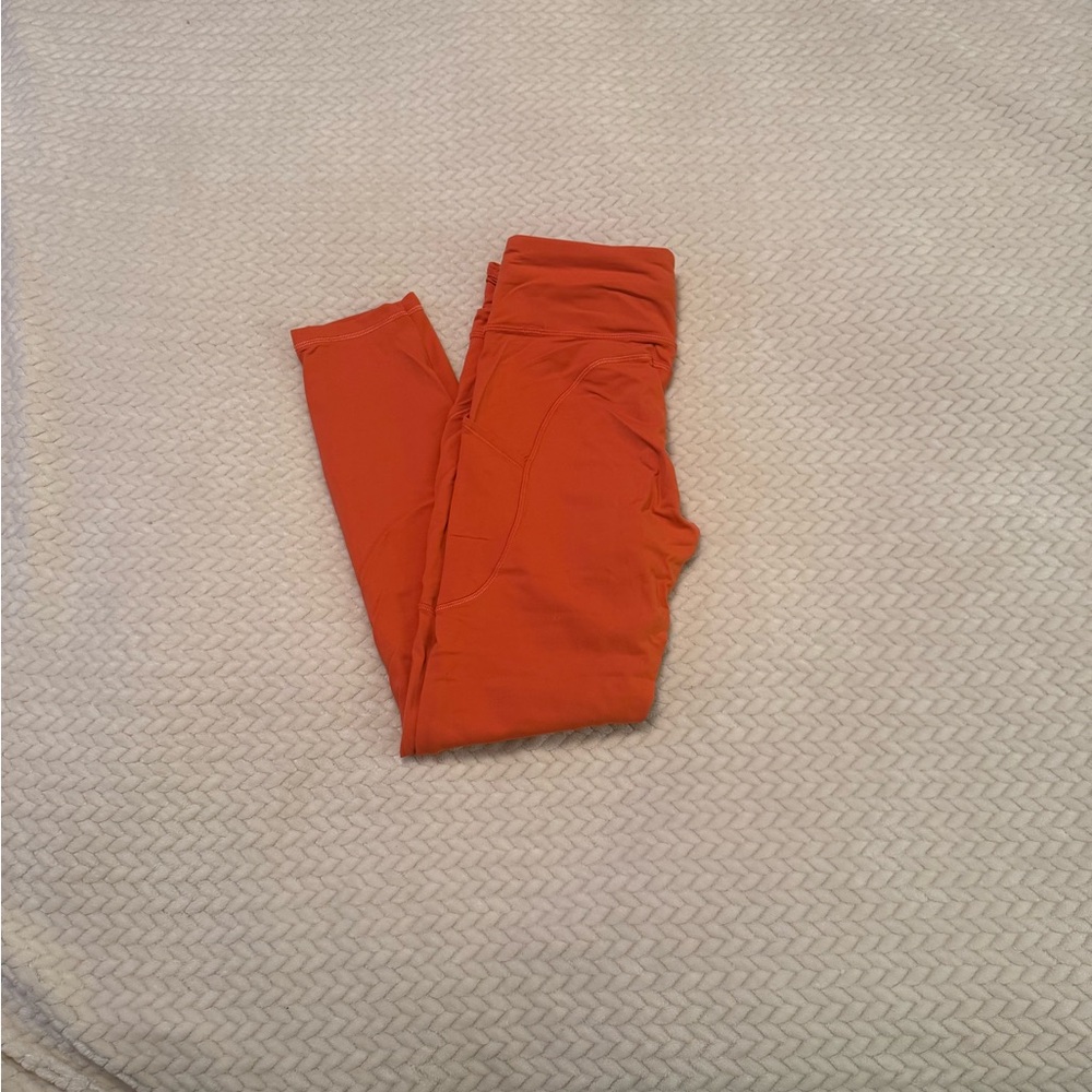 Vibrant Orange Leggings
